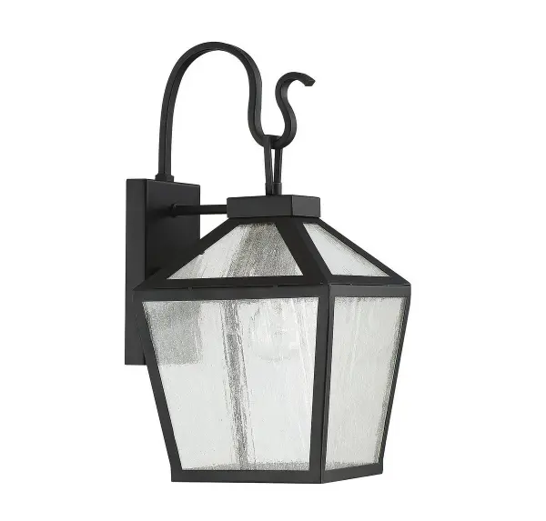 Woodstock 1-Light Outdoor Wall Lantern in Black - Image 5