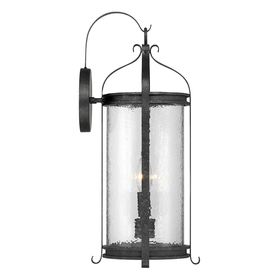 Preston 2-Light Outdoor Wall Lantern in Iron Oxide - Image 5