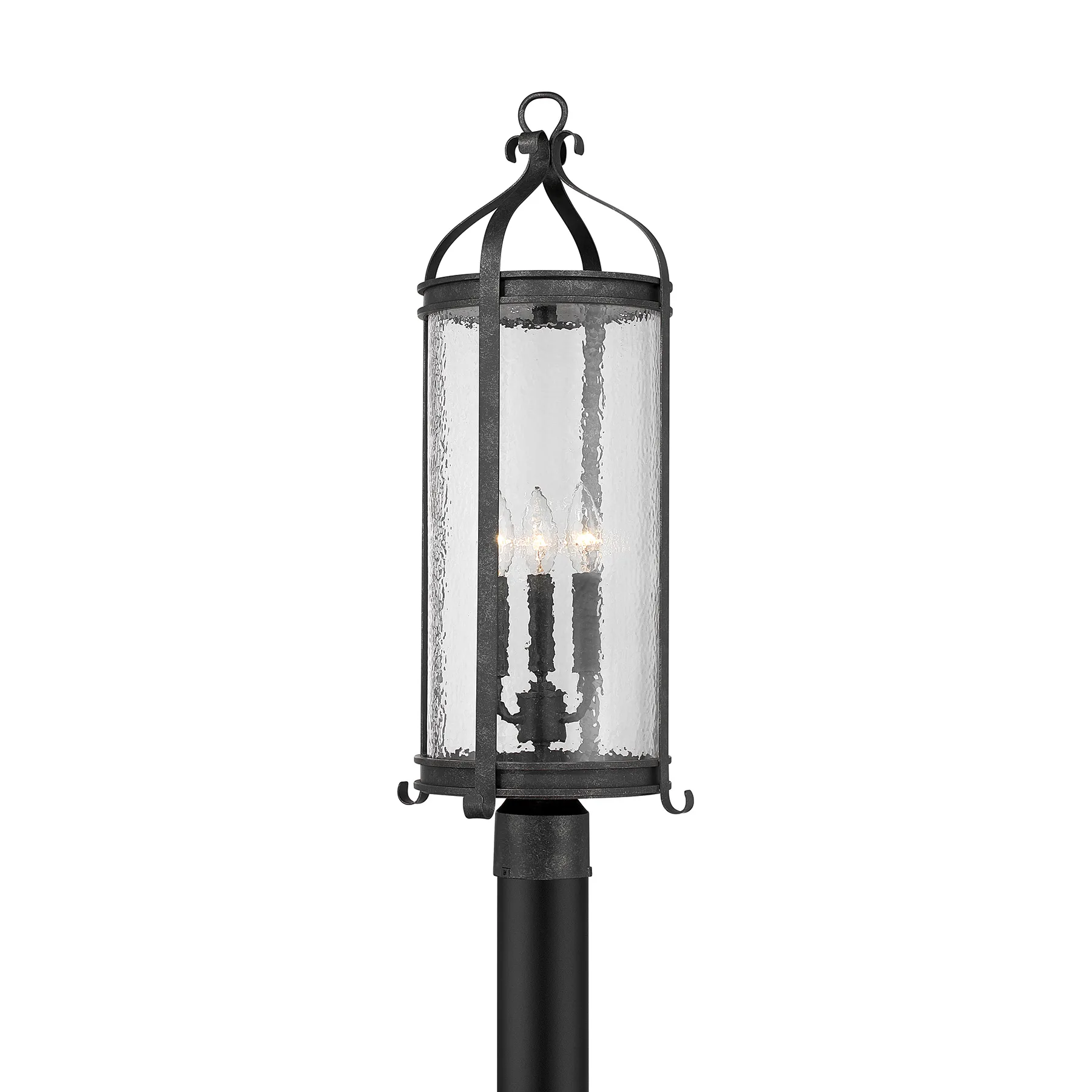 Preston Three Light Outdoor Post Lantern