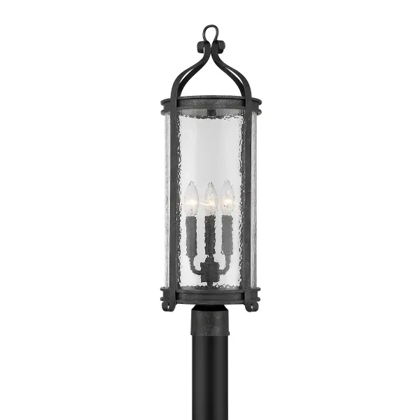 Preston 3-Light Outdoor Post Lantern in Iron Oxide - Image 4