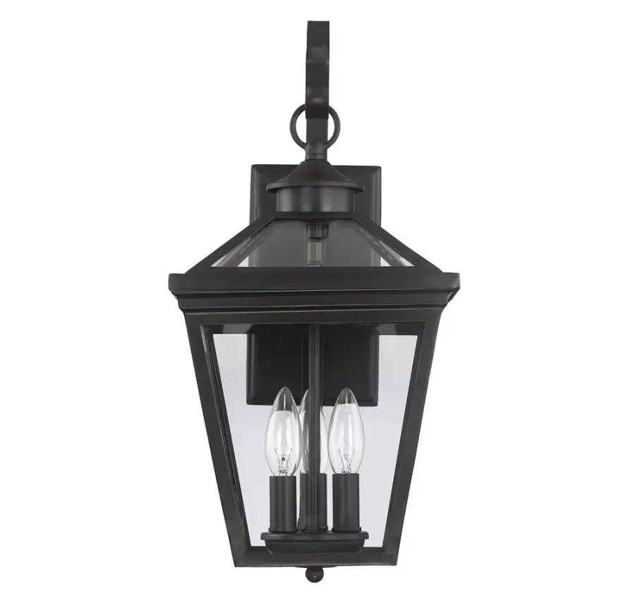 Ellijay 3-Light Outdoor Wall Lantern in English Bronze - Image 2