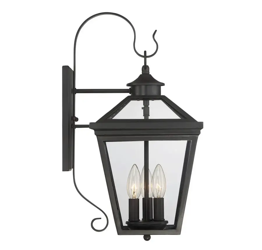 Ellijay 3-Light Outdoor Wall Lantern in English Bronze - Image 5
