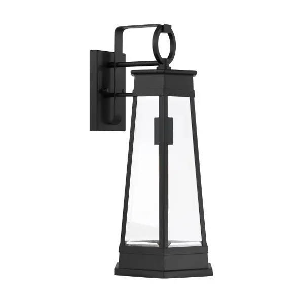 Payne 1-Light Outdoor Wall Lantern in Matte Black - Image 4