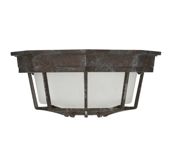 Exterior Collections 1-Light Outdoor Ceiling Light in Rustic Bronze - Image 6