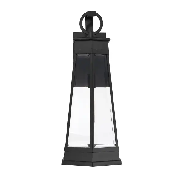 Payne 1-Light Outdoor Wall Lantern in Matte Black - Image 3
