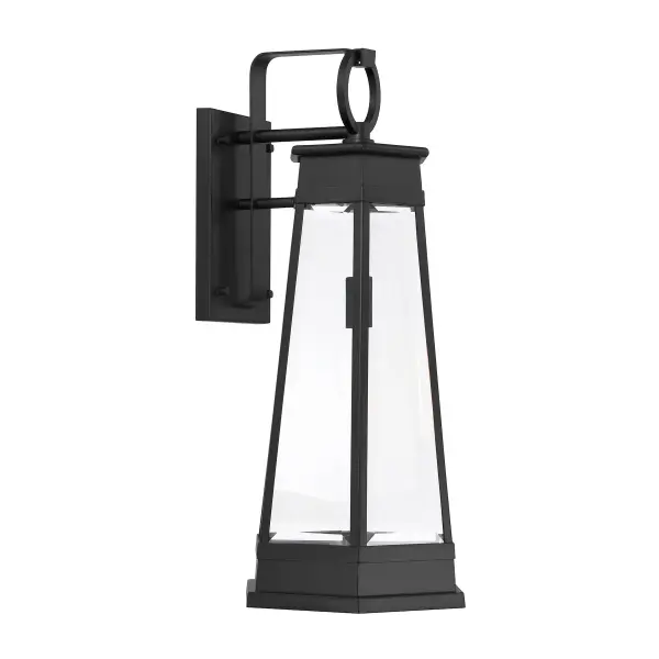 Payne 1-Light Outdoor Wall Lantern in Matte Black - Image 4