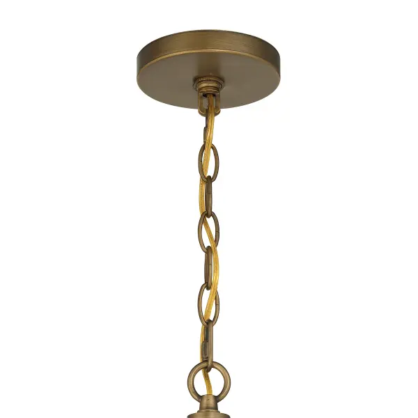 Lancaster 2-Light Outdoor Hanging Lantern in Atlas Bronze - Image 6