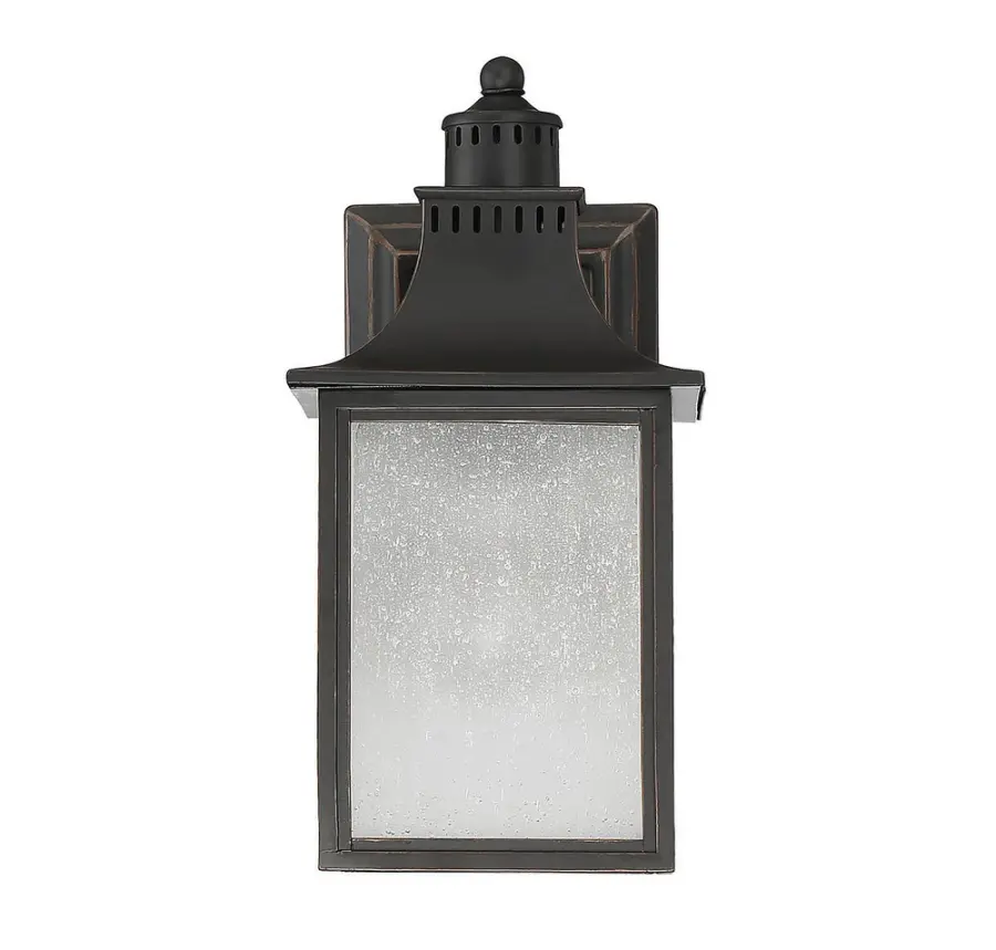 Monte Grande 1-Light Outdoor Wall Lantern in English Bronze - Image 2