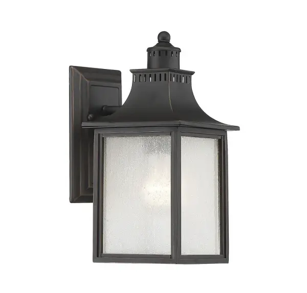Monte Grande 1-Light Outdoor Wall Lantern in English Bronze - Image 4