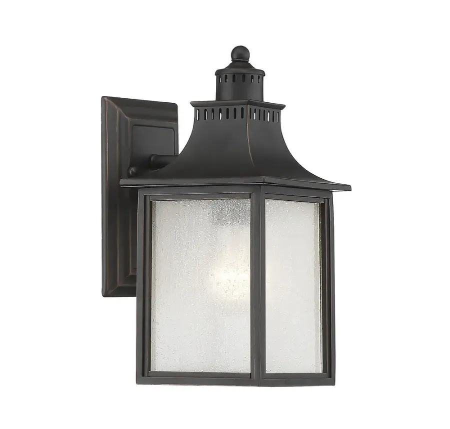 Monte Grande 1-Light Outdoor Wall Lantern in English Bronze - Image 4