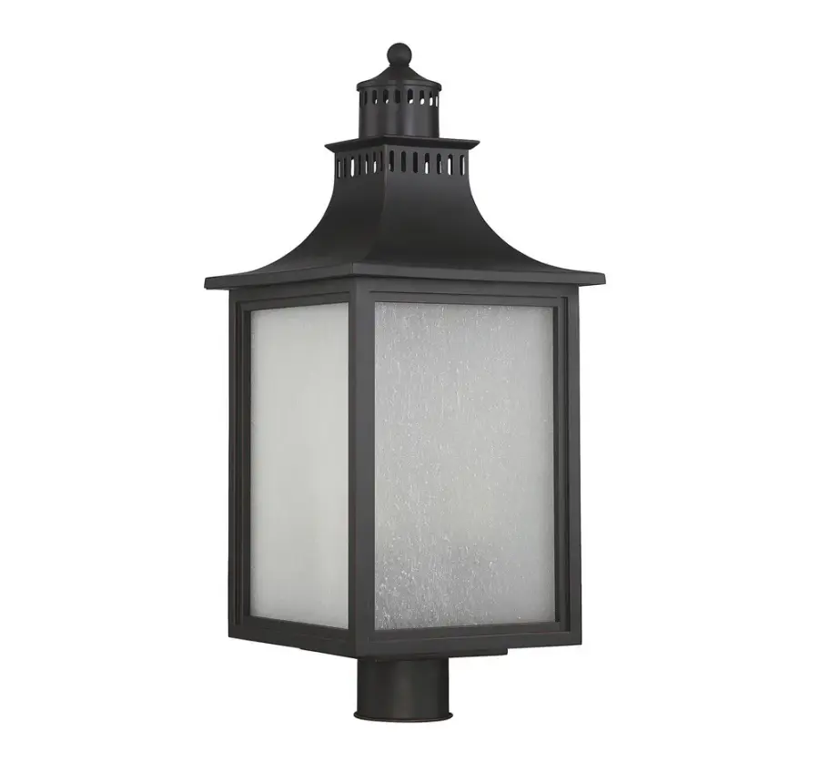 Monte Grande 3-Light Outdoor Post Lantern in English Bronze - Image 2