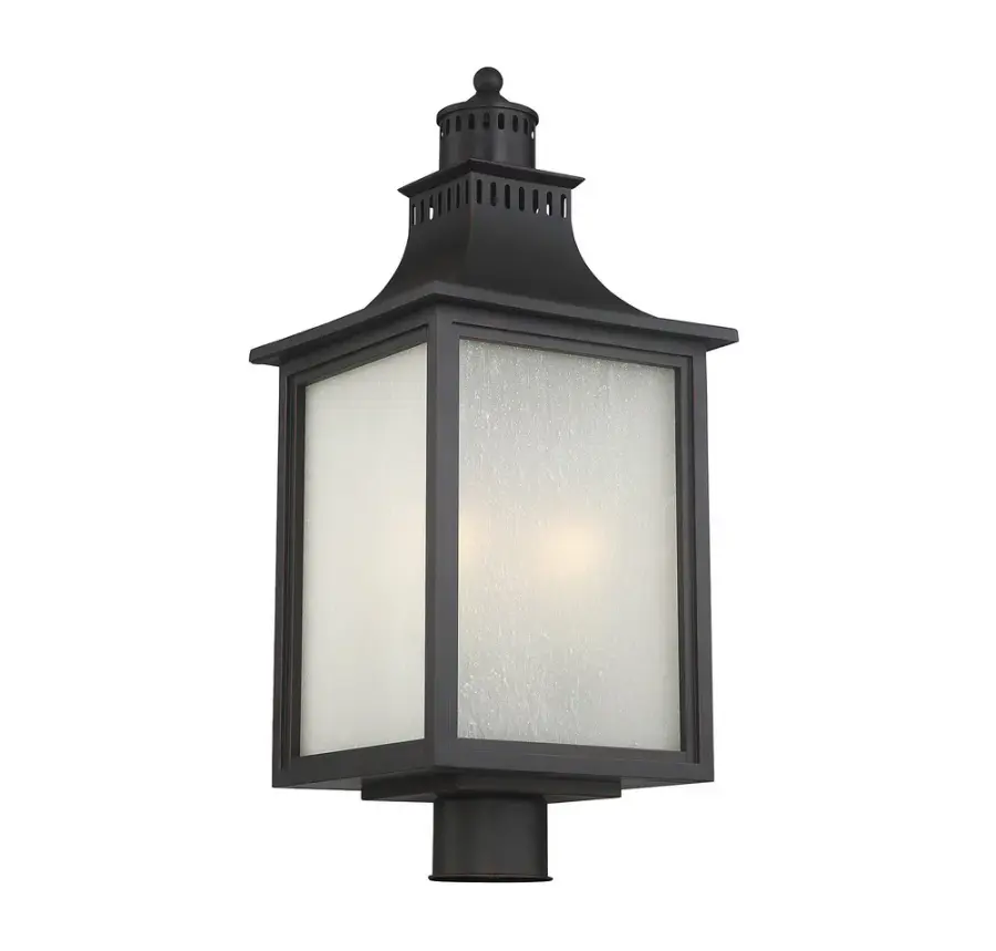 Monte Grande 3-Light Outdoor Post Lantern in English Bronze - Image 3