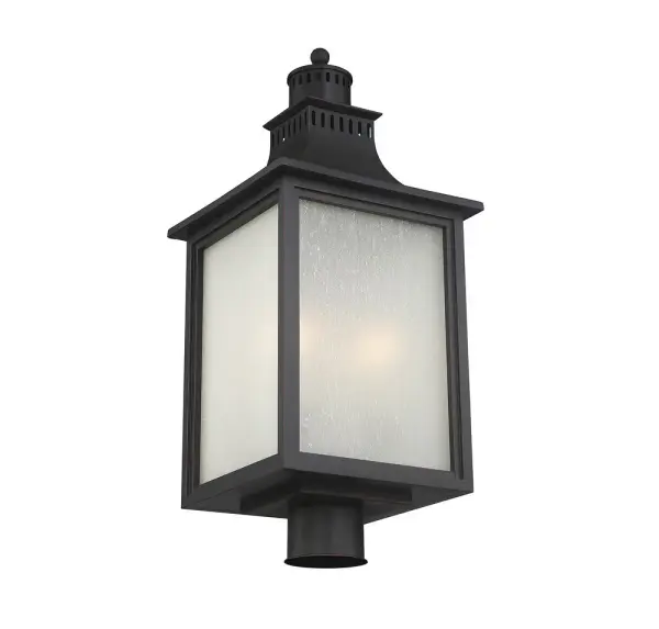 Monte Grande 3-Light Outdoor Post Lantern in English Bronze - Image 4