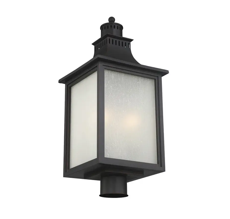 Monte Grande 3-Light Outdoor Post Lantern in English Bronze - Image 4