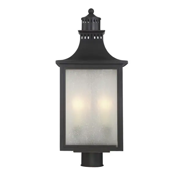 Monte Grande 3-Light Outdoor Post Lantern in English Bronze - Image 5