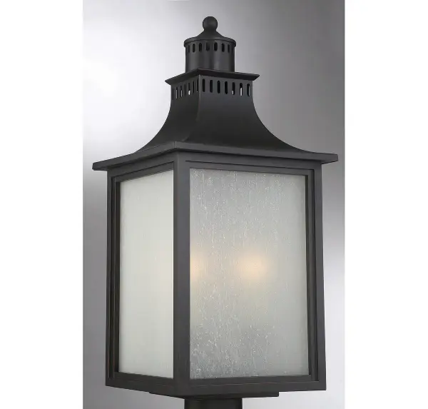 Monte Grande 3-Light Outdoor Post Lantern in English Bronze - Image 7