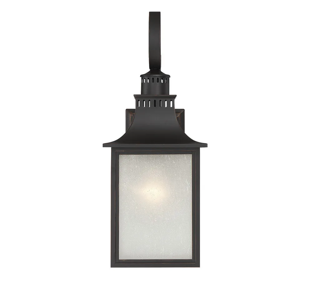 Monte Grande One Light Outdoor Wall Lantern in English Bronze