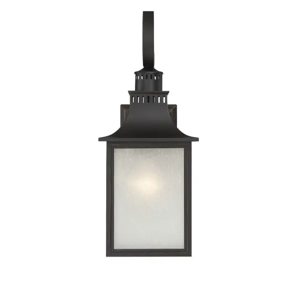 Monte Grande 1-Light Outdoor Wall Lantern in English Bronze