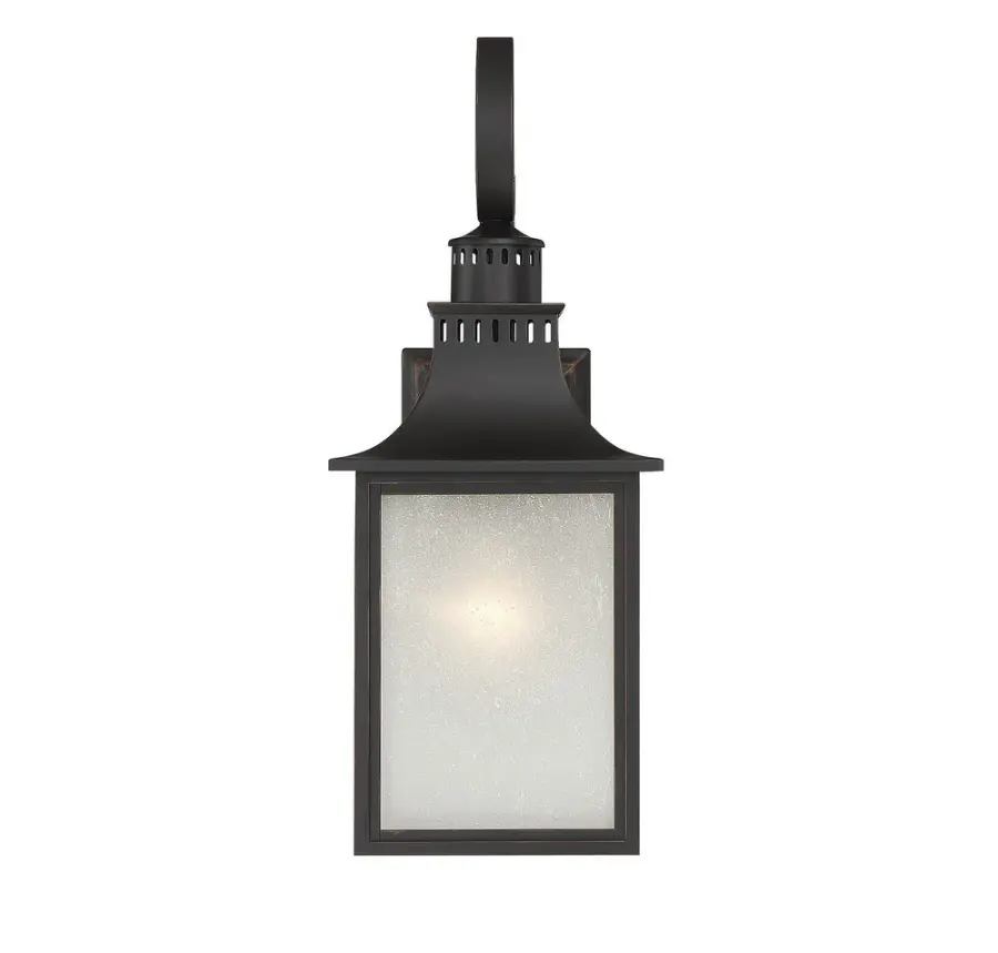 Monte Grande 1-Light Outdoor Wall Lantern in English Bronze - Image 1