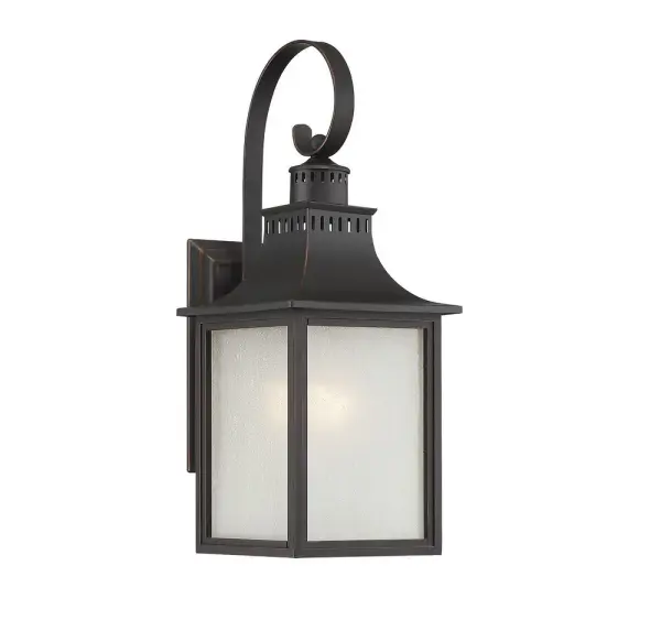 Monte Grande 1-Light Outdoor Wall Lantern in English Bronze - Image 3
