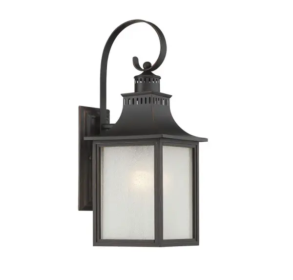 Monte Grande 1-Light Outdoor Wall Lantern in English Bronze - Image 4