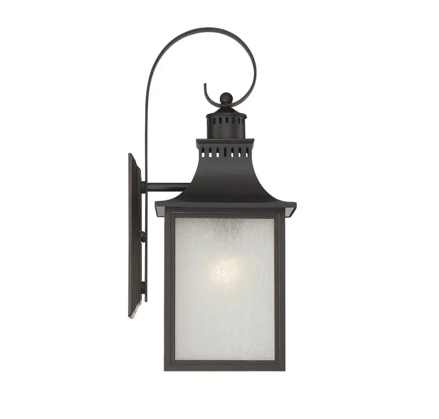 Monte Grande 1-Light Outdoor Wall Lantern in English Bronze - Image 5