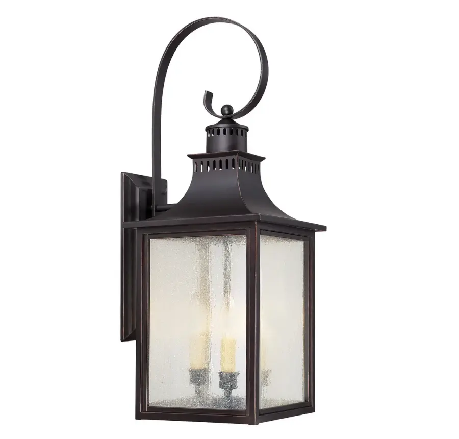 Monte Grande 3-Light Outdoor Wall Lantern in English Bronze - Image 1