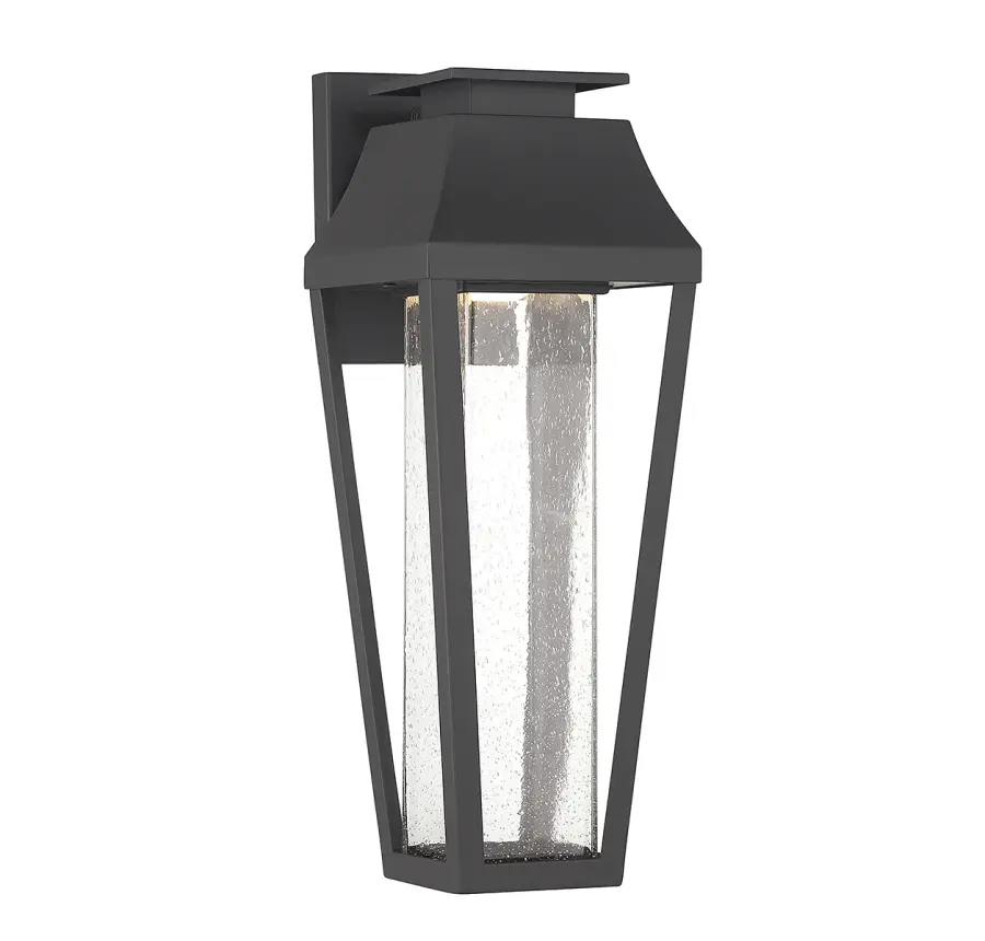 Brookline LED Outdoor Dark Sky Wall Lantern in Matte Black - Image 1