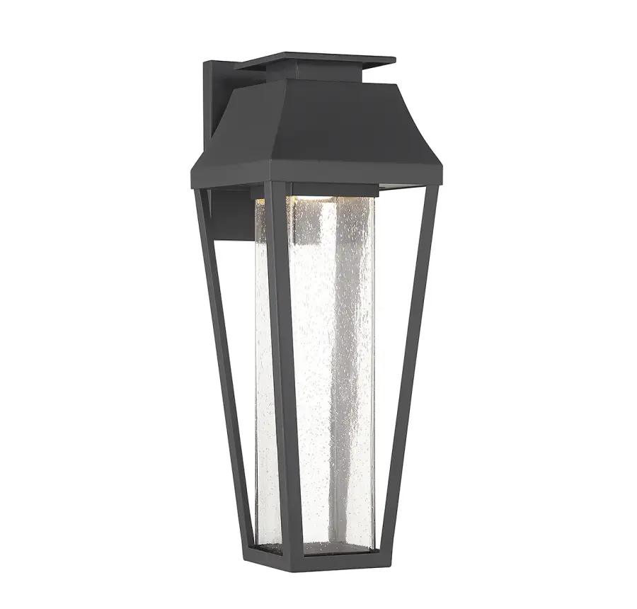 Brookline LED Outdoor Dark Sky Wall Lantern in Matte Black - Image 1