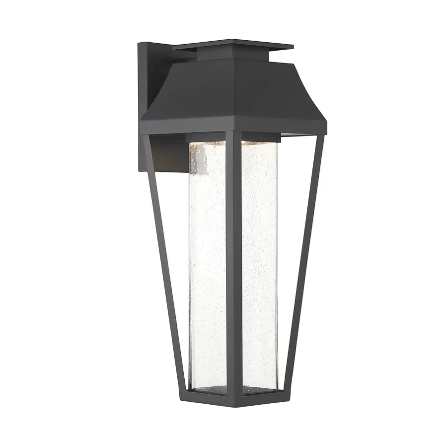 Brookline LED Outdoor Dark Sky Wall Lantern in Matte Black - Image 4