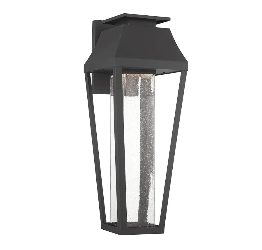 Brookline LED Outdoor Dark Sky Wall Lantern in Matte Black - Image 1