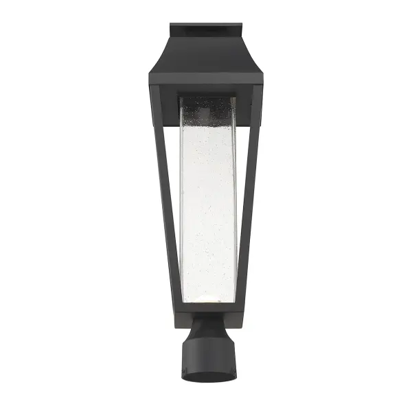 Brookline LED Outdoor Post Lantern in Matte Black - Image 4