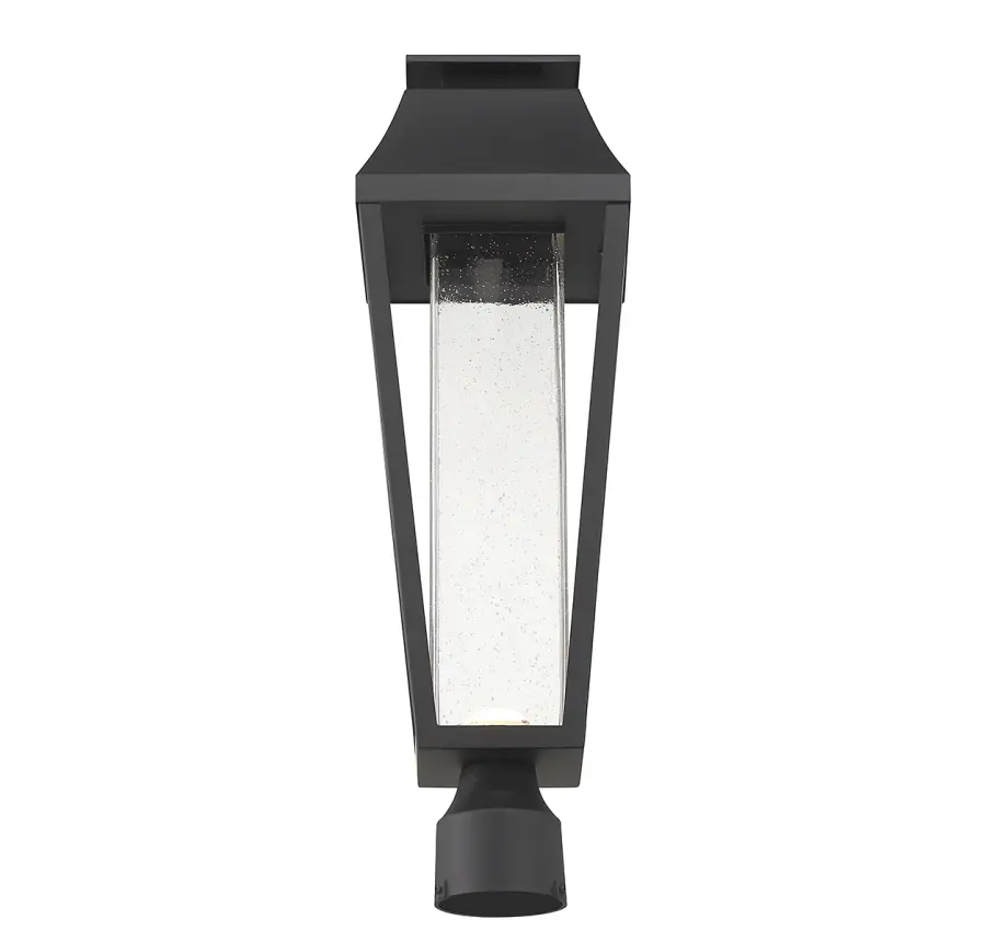 Brookline LED Outdoor Post Lantern in Matte Black - Image 4