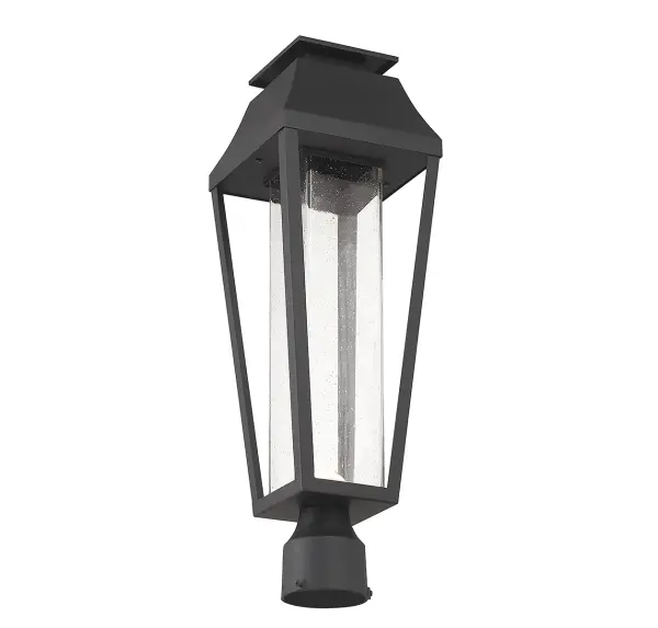 Brookline LED Outdoor Post Lantern in Matte Black - Image 5