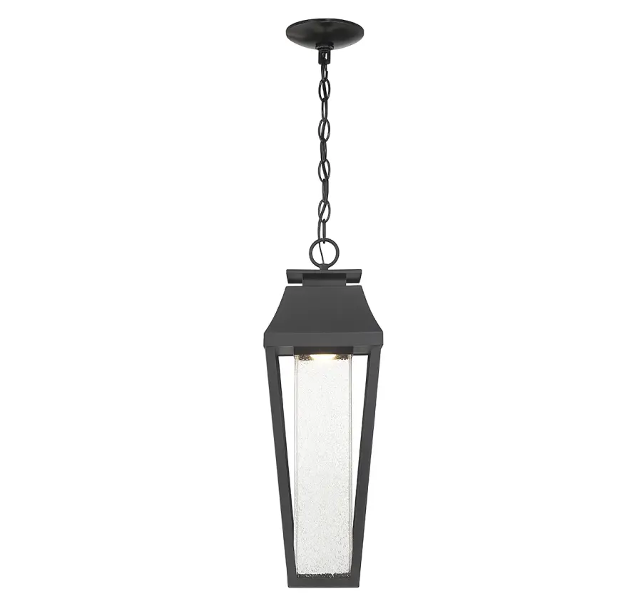 Brookline LED Outdoor Dark Sky Hanging Lantern in Matte Black - Image 3