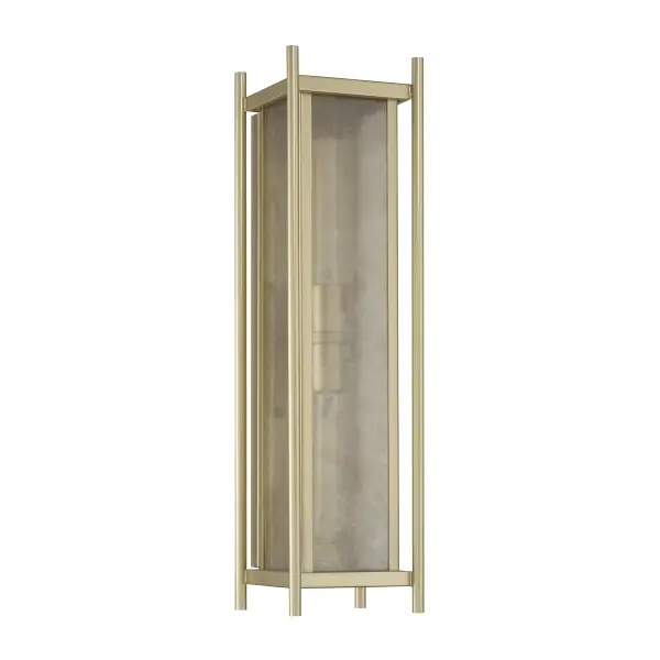 Jacobs 2-Light Outdoor Wall Lantern in Serene Brass - Image 2