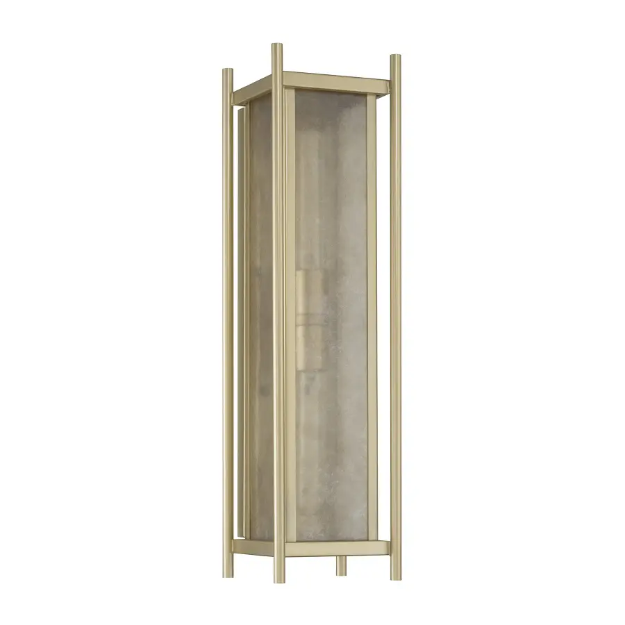 Jacobs 2-Light Outdoor Wall Lantern in Serene Brass - Image 2