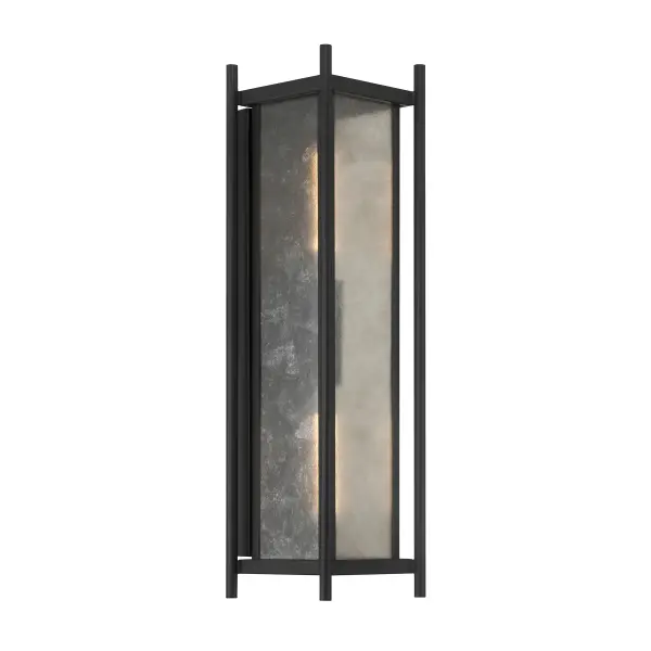 Jacobs 2-Light Outdoor Wall Lantern in Matte Black - Image 4