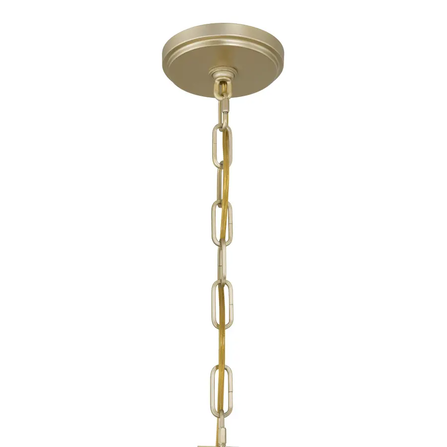 Jacobs 1-Light Outdoor Hanging Lantern in Serene Brass - Image 6