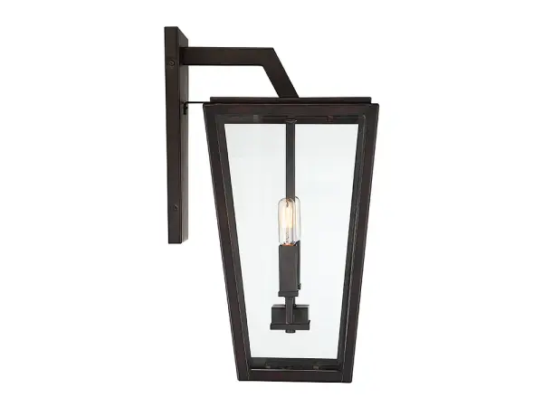Milton 2-Light Outdoor Wall Lantern in English Bronze - Image 5