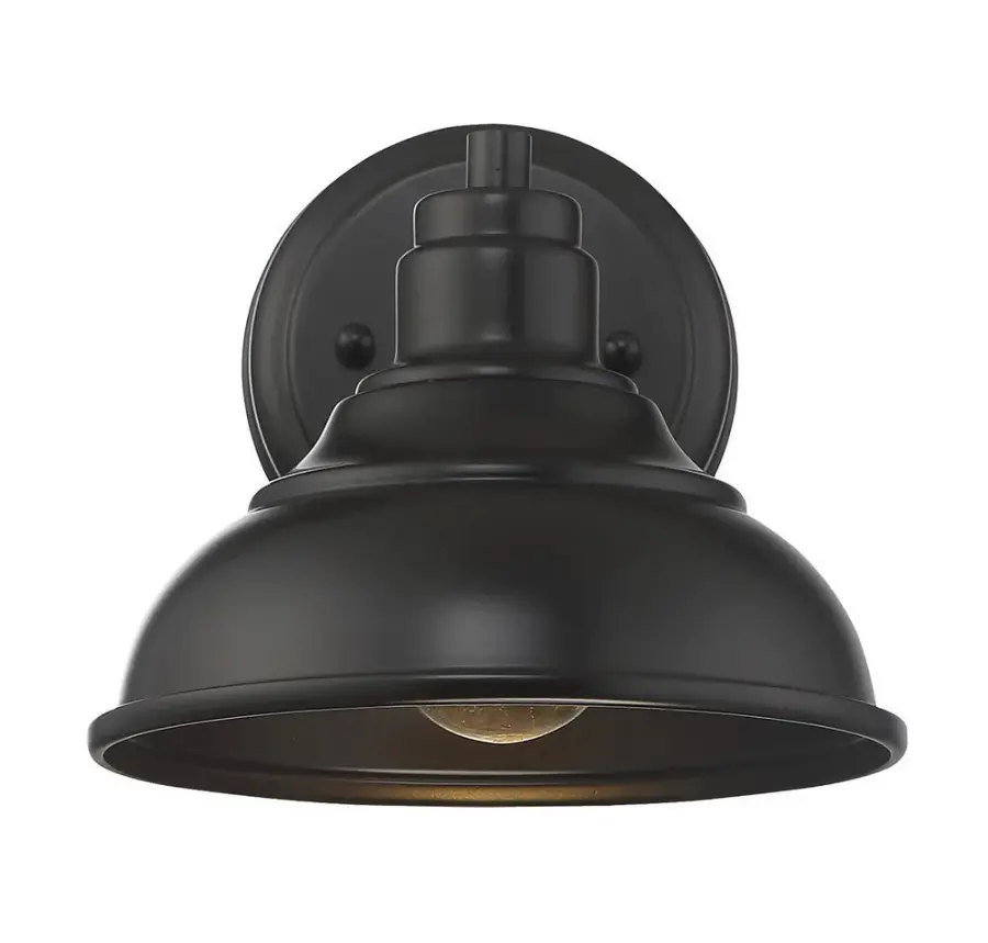 Dunston DS 1-Light Dark Sky Wall Lantern in English Bronze - Image 1