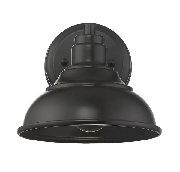 Dunston DS 1-Light Dark Sky Wall Lantern in English Bronze - alternate view