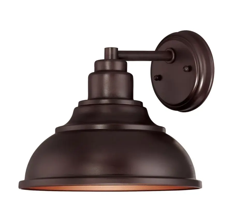 Dunston DS 1-Light Dark Sky Wall Lantern in English Bronze - Image 1