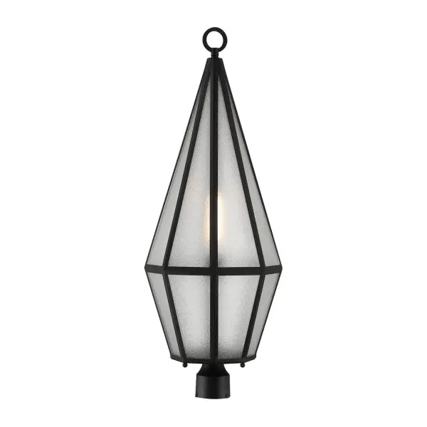 Peninsula Outdoor Post Lantern in Matte Black - Image 1