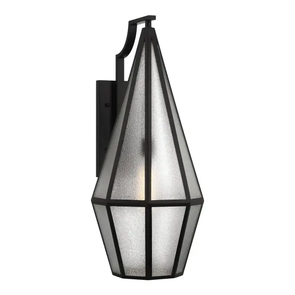 Peninsula Outdoor Wall Lantern in Matte Black - Image 1