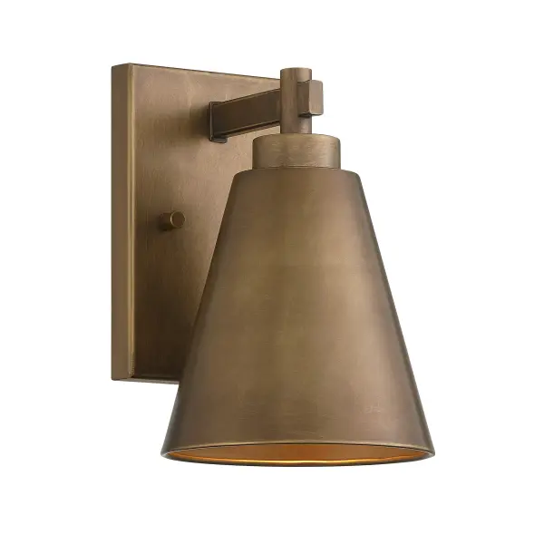 Ryder One Light Outdoor Wall Lantern in Atlas Bronze - Image 4