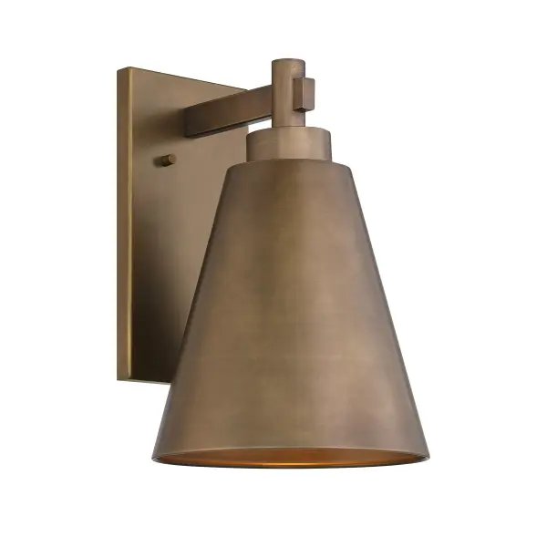 Ryder One Light Outdoor Wall Lantern in Atlas Bronze - Image 4