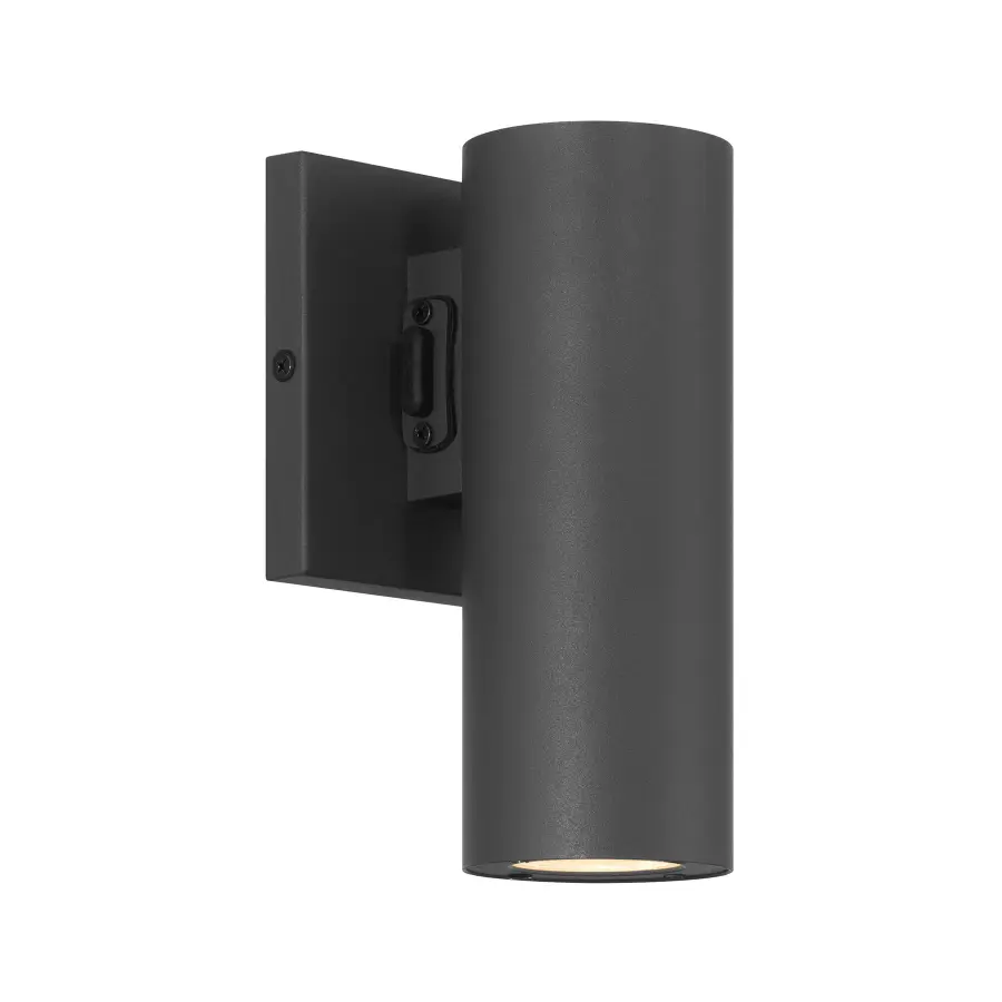 Kelley 1-Light LED 5CCT Cylinder Exterior Light in Black - Image 1