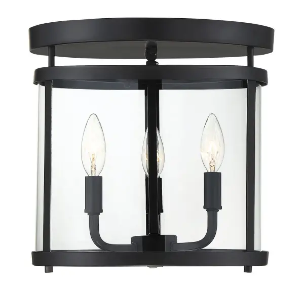 Penrose 3-Light Ceiling Light in Black - Image 1