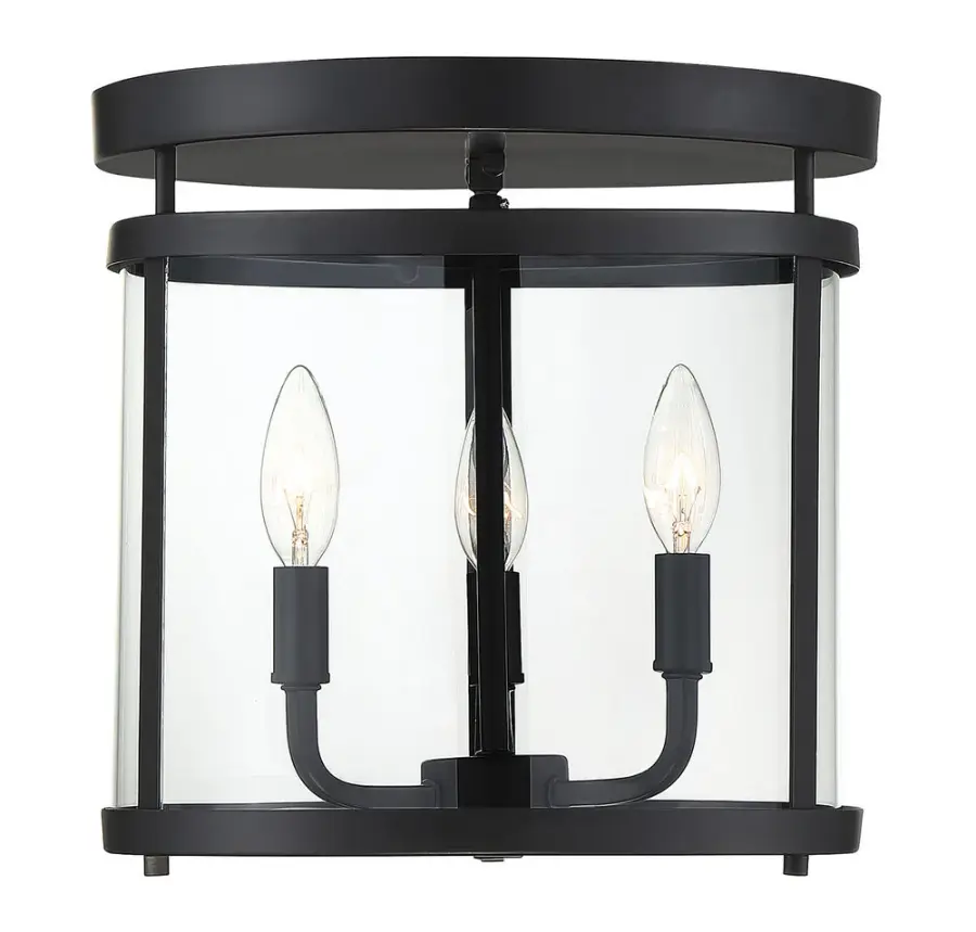 Penrose 3-Light Ceiling Light in Black - Image 1